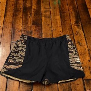 Virus Black and Camouflage Men’s Athletic Shorts